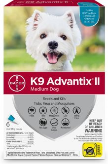 K9 Advantix II For Dogs 11-20 lbs 6 Pack